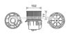 AVA QUALITY COOLING FD8572 Electric Motor, interior blower